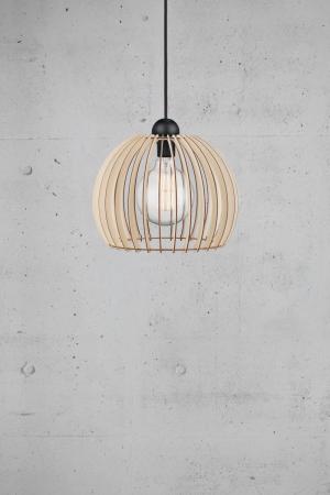 Filigrane Holz Pendelleuchte 30cm NORDLUX